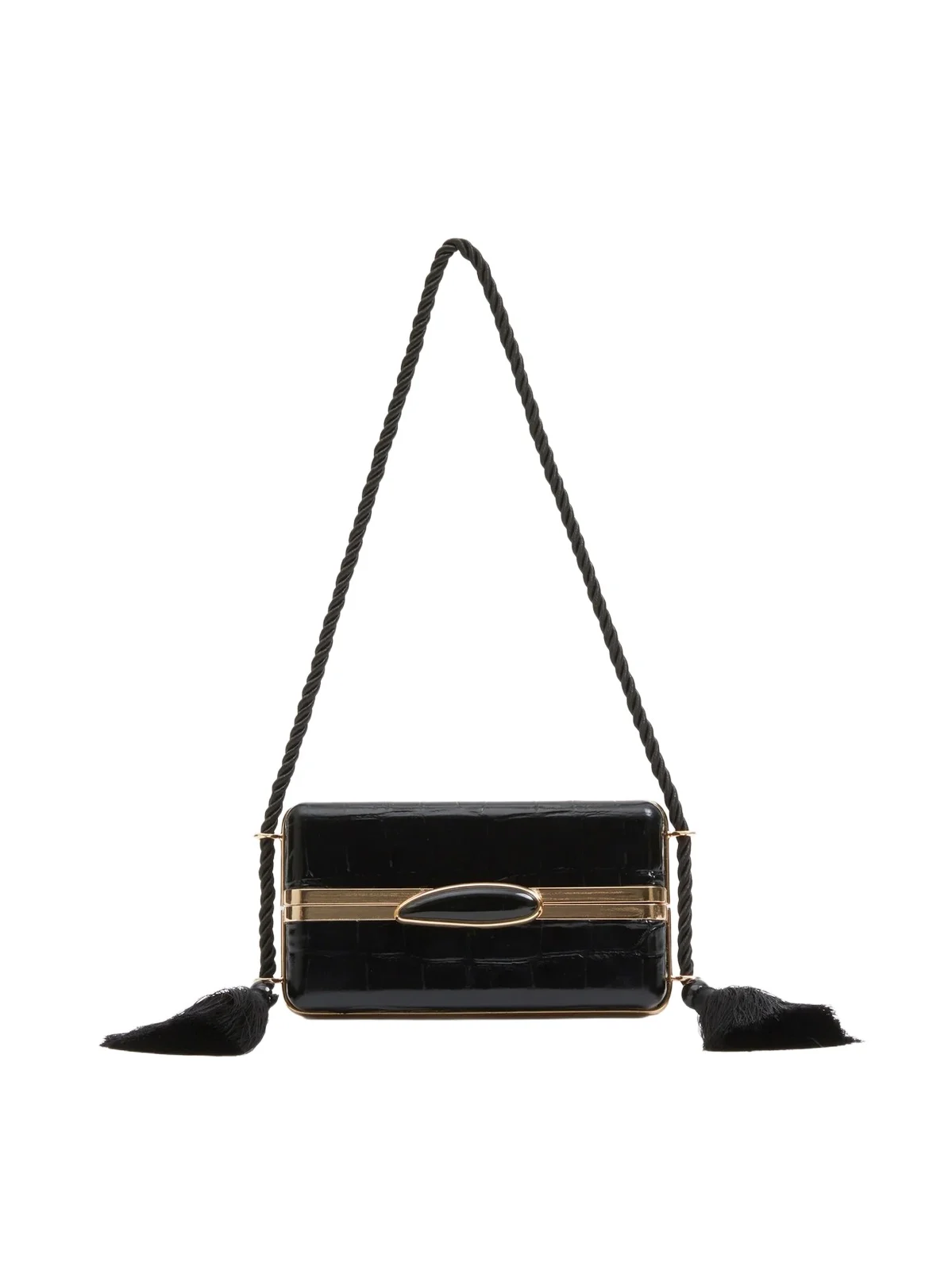 Women's Roma Croc-Embossed Leather Shoulder Bag Women's Roma Croc-Embossed Leather Shoulder Bag