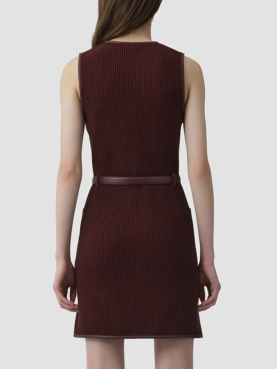 Simkhai Women's Viretta Rib-Knit Mini Dress | Thumbnail 3