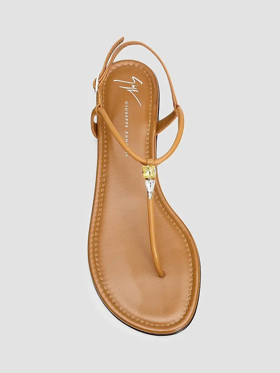 Giuseppe Zanotti Women's Hobby Leather Thong Sandals | Thumbnail 6 Giuseppe Zanotti Women's Hobby Leather Thong Sandals | Thumbnail 6