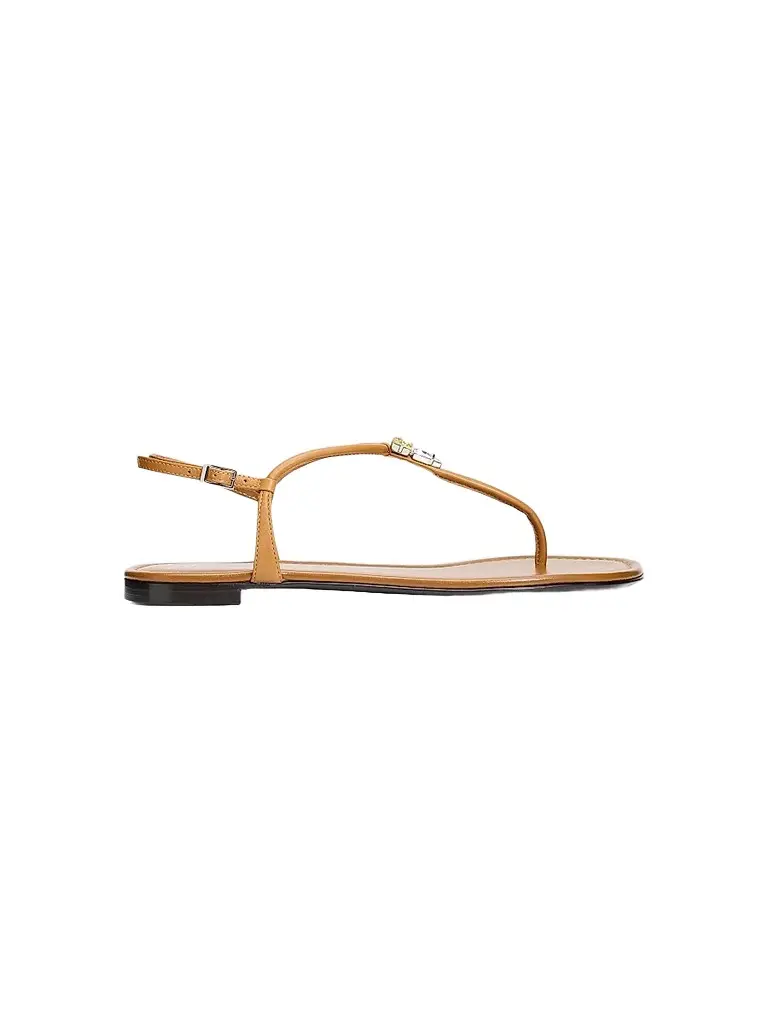 Giuseppe Zanotti Women's Hobby Leather Thong Sandals - Cuir | Image 1 Giuseppe Zanotti Women's Hobby Leather Thong Sandals - Cuir | Image 1