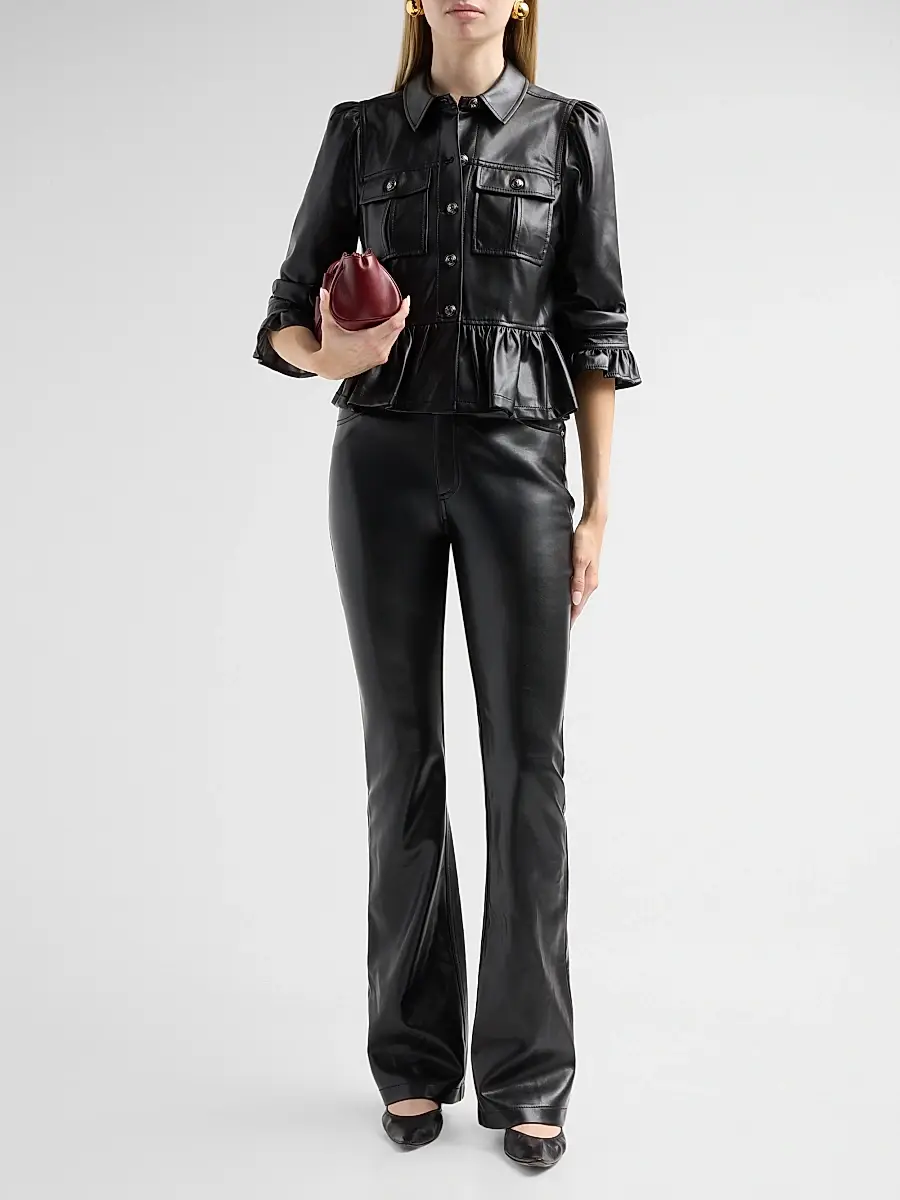 Cinq à Sept Women's Stevie Faux-Leather Pants | Thumbnail 2 Cinq à Sept Women's Stevie Faux-Leather Pants | Thumbnail 2