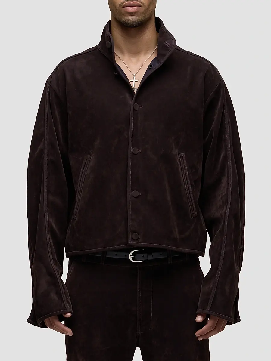 Hudson Jeans Men's Faux-Suede Jacket | Thumbnail 3 Hudson Jeans Men's Faux-Suede Jacket | Thumbnail 3