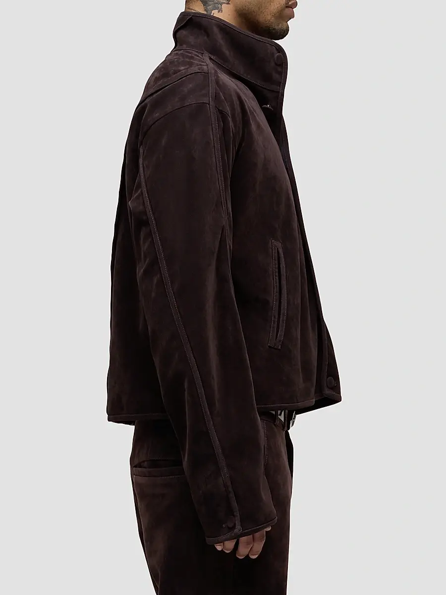 Hudson Jeans Men's Faux-Suede Jacket | Thumbnail 4 Hudson Jeans Men's Faux-Suede Jacket | Thumbnail 4