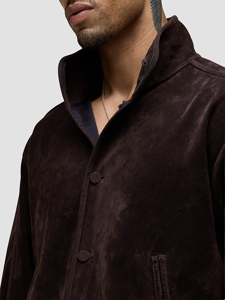 Hudson Jeans Men's Faux-Suede Jacket | Thumbnail 5 Hudson Jeans Men's Faux-Suede Jacket | Thumbnail 5