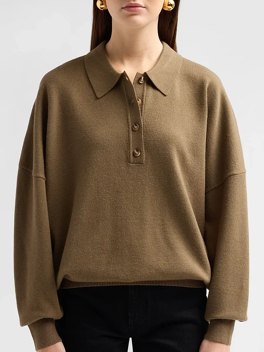 SEROYA Women's Vespen Collared Sweater | Thumbnail 5 SEROYA Women's Vespen Collared Sweater | Thumbnail 5