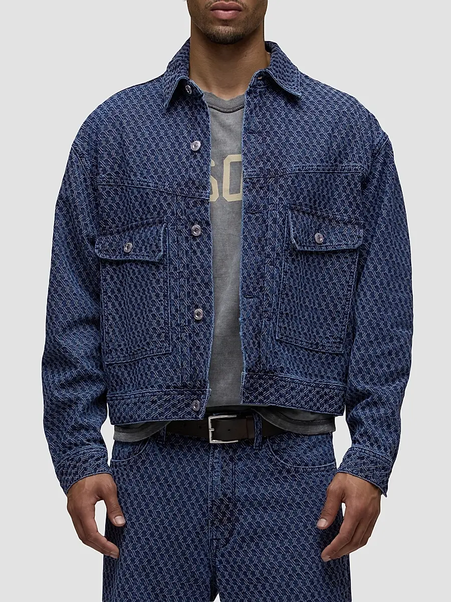 Hudson Jeans Men's Front Yoke Denim Jacket | Thumbnail 4 Hudson Jeans Men's Front Yoke Denim Jacket | Thumbnail 4