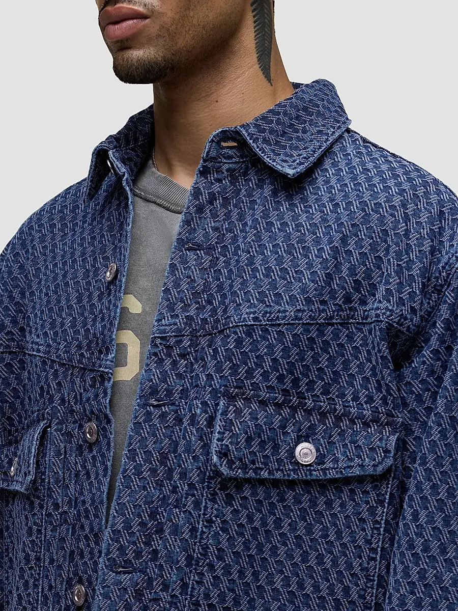 Hudson Jeans Men's Front Yoke Denim Jacket | Thumbnail 6 Hudson Jeans Men's Front Yoke Denim Jacket | Thumbnail 6