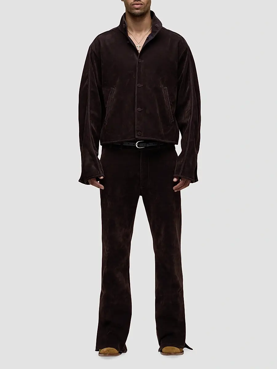 Hudson Jeans Men's Walker Faux-Suede Trousers | Thumbnail 2 Hudson Jeans Men's Walker Faux-Suede Trousers | Thumbnail 2
