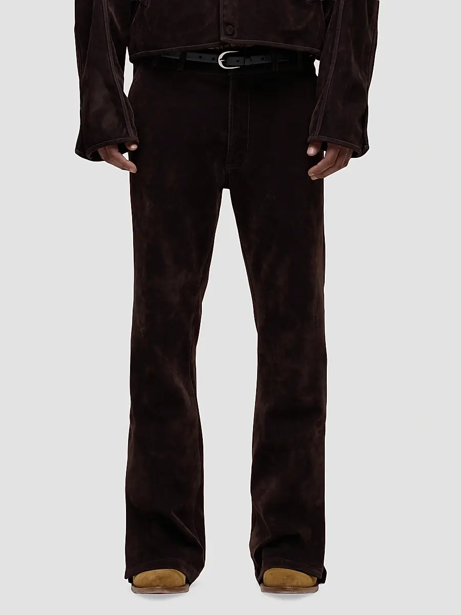 Hudson Jeans Men's Walker Faux-Suede Trousers | Thumbnail 4 Hudson Jeans Men's Walker Faux-Suede Trousers | Thumbnail 4