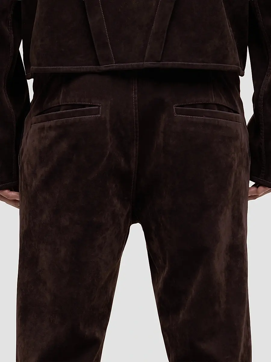 Hudson Jeans Men's Walker Faux-Suede Trousers | Thumbnail 6 Hudson Jeans Men's Walker Faux-Suede Trousers | Thumbnail 6
