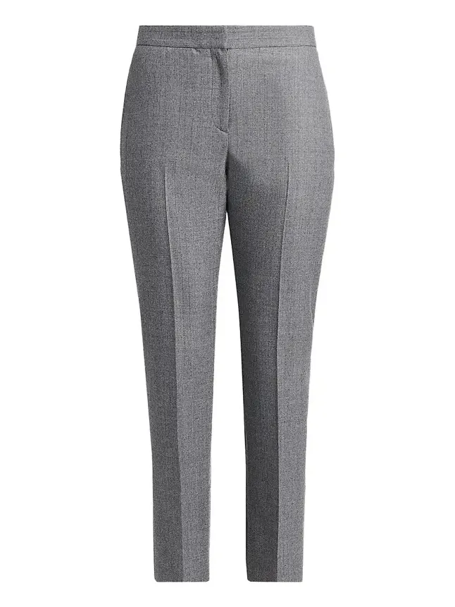 Women's Wool Crop Cigarette Trousers