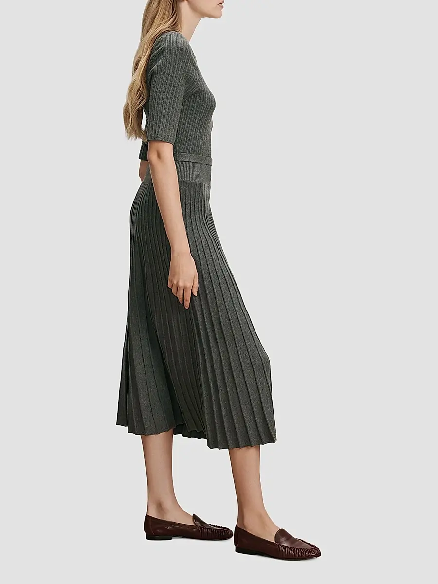 Veronica Beard Women's Elthea Knit Midi Dress | Thumbnail 4 Veronica Beard Women's Elthea Knit Midi Dress | Thumbnail 4