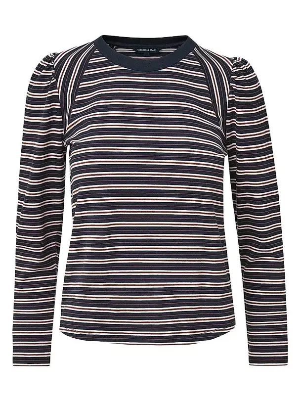 Veronica Beard Women's Mason Baseball Long-Sleeve T-Shirt