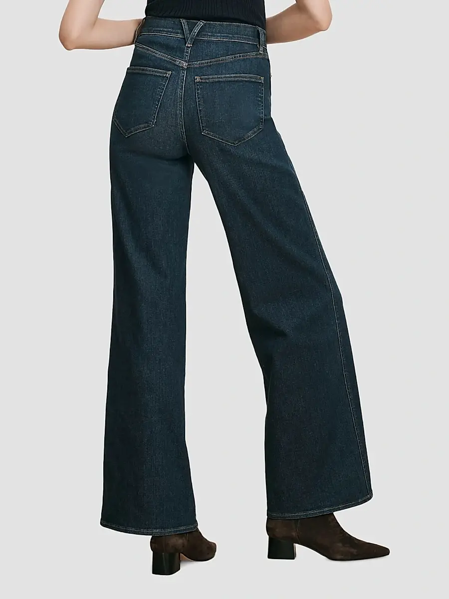 Veronica Beard Women's Taylor High-Rise Wide-Leg Jeans | Thumbnail 3 Veronica Beard Women's Taylor High-Rise Wide-Leg Jeans | Thumbnail 3