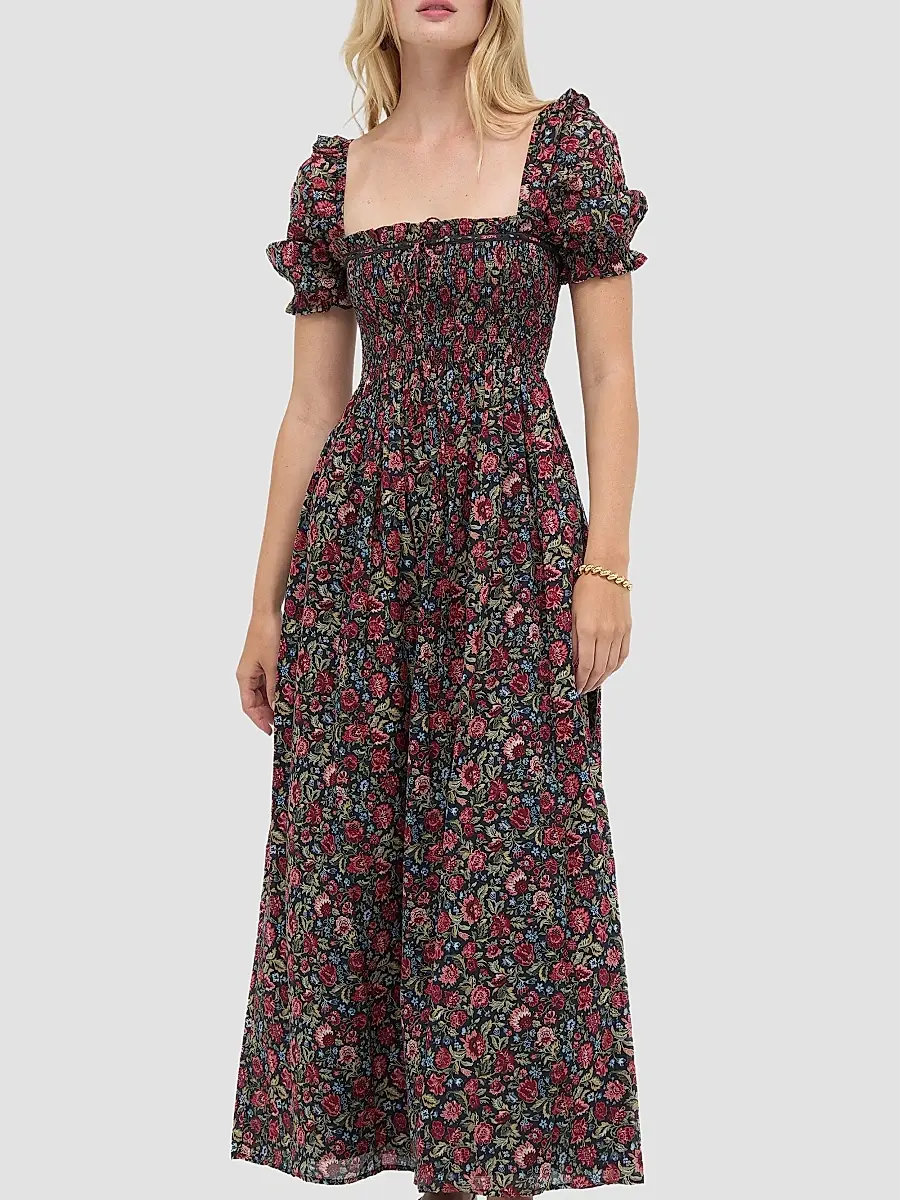 Hill House Home Women's The Scarlett Midi Nap Dress | Thumbnail 2 Hill House Home Women's The Scarlett Midi Nap Dress | Thumbnail 2