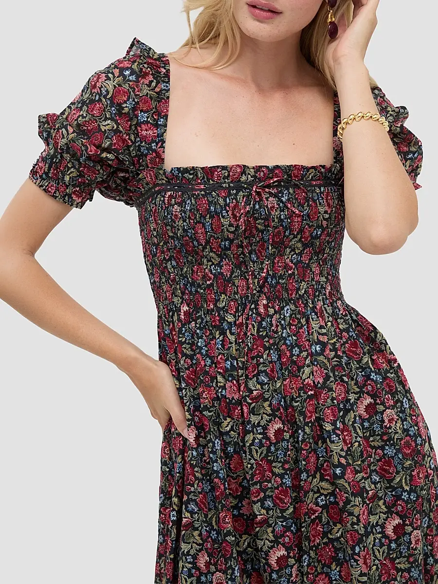 Hill House Home Women's The Scarlett Midi Nap Dress | Thumbnail 4 Hill House Home Women's The Scarlett Midi Nap Dress | Thumbnail 4