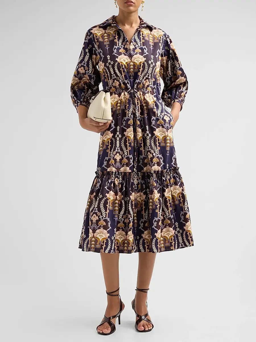 Cara Cara Women's Hutton Cotton Shirtdress | Thumbnail 2 Cara Cara Women's Hutton Cotton Shirtdress | Thumbnail 2