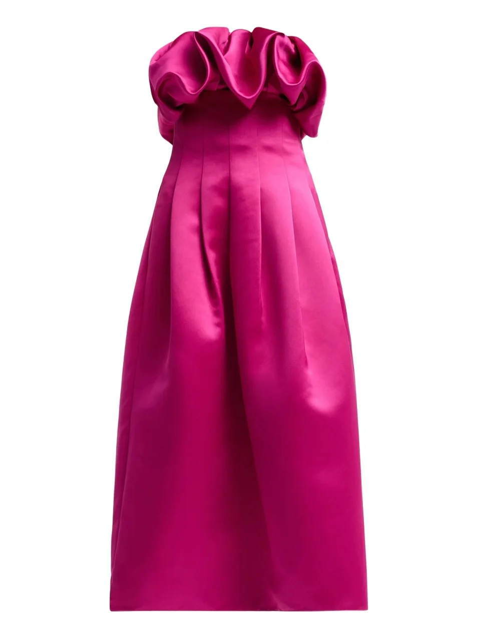 Women's Cosima Strapless Satin Tea-Length Dress Women's Cosima Strapless Satin Tea-Length Dress
