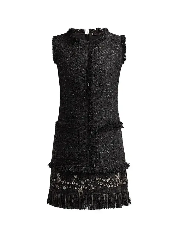 Women's Rives Sequin-Embellished Tweed A-Line Mini Dress Women's Rives Sequin-Embellished Tweed A-Line Mini Dress
