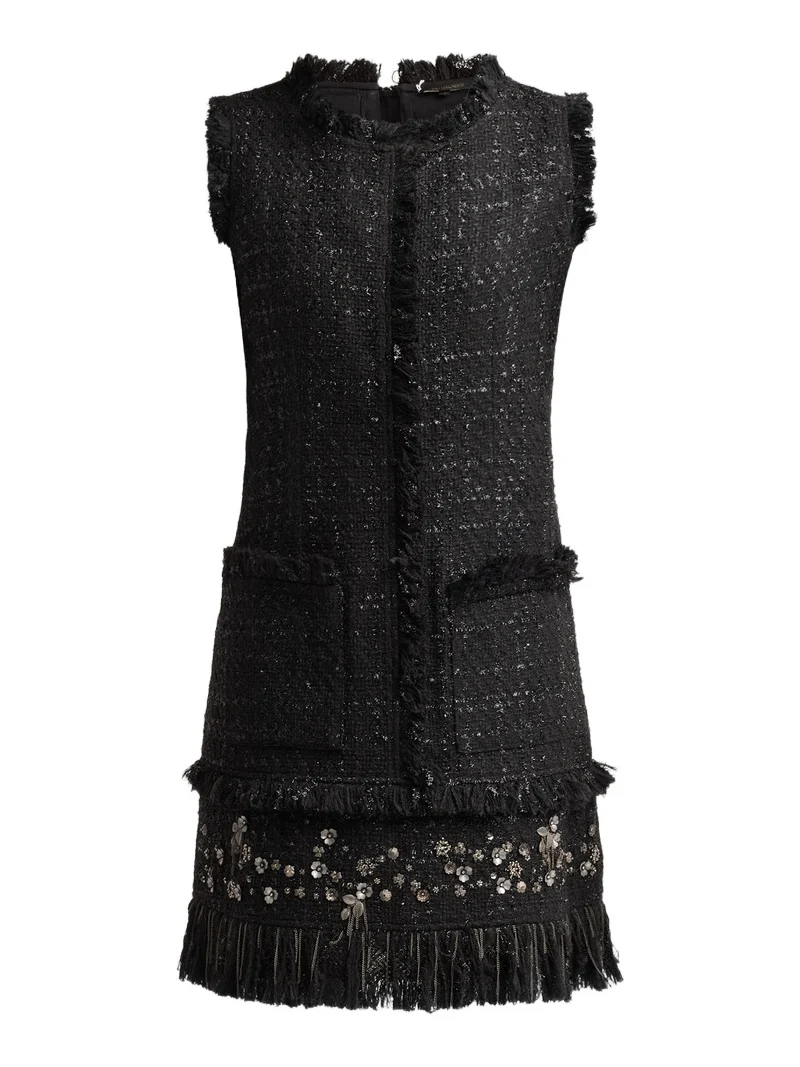 Women's Rives Sequin-Embellished Tweed A-Line Mini Dress Women's Rives Sequin-Embellished Tweed A-Line Mini Dress