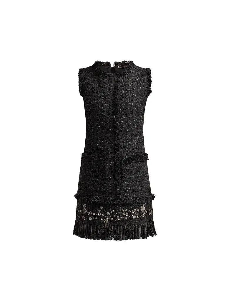 Kobi Halperin Women's Rives Sequin-Embellished Tweed A-Line Mini Dress | Image 1 Kobi Halperin Women's Rives Sequin-Embellished Tweed A-Line Mini Dress | Image 1