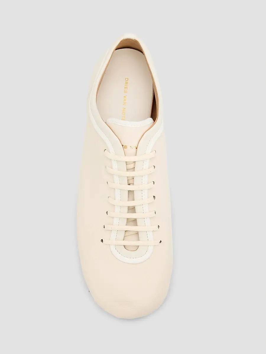 Dries Van Noten Women's Leather Ballerina Sneakers | Thumbnail 6 Dries Van Noten Women's Leather Ballerina Sneakers | Thumbnail 6