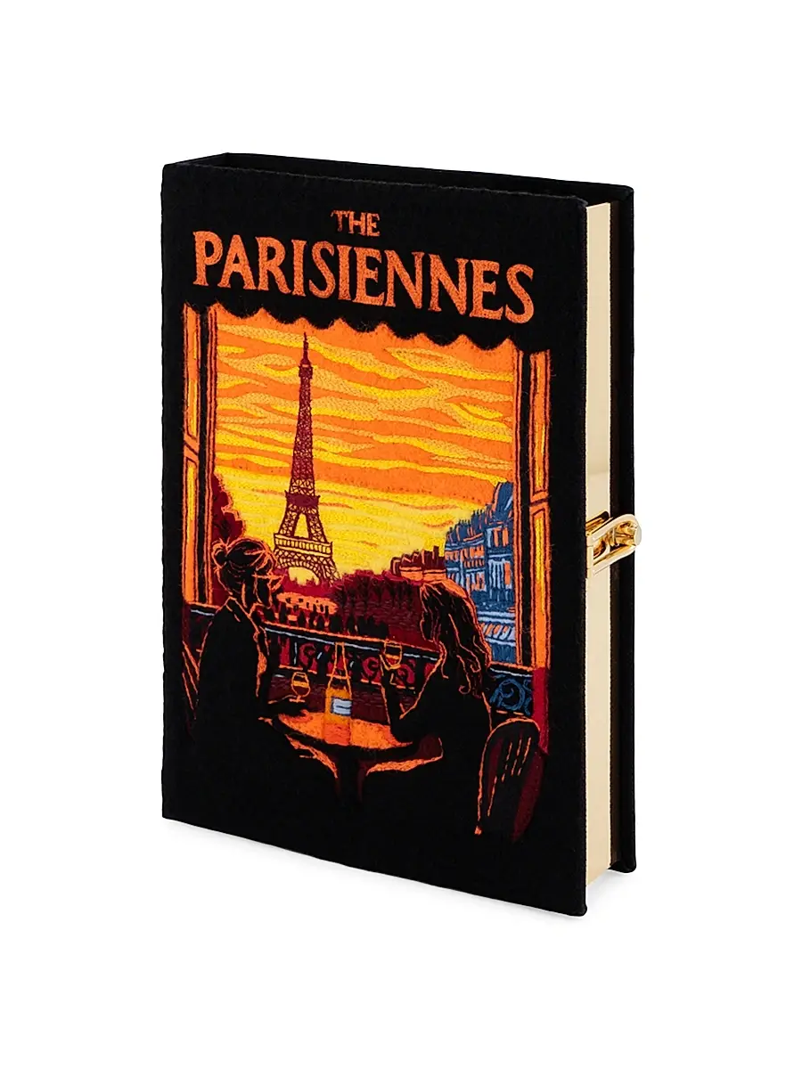 Olympia Le-Tan Women's Voyages The Parisiennes Silk Clutch | Thumbnail 2