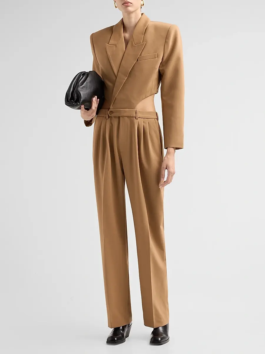 Ronny Kobo Women's Scyla Cut-Out Blazer Jumpsuit | Thumbnail 4 Ronny Kobo Women's Scyla Cut-Out Blazer Jumpsuit | Thumbnail 4