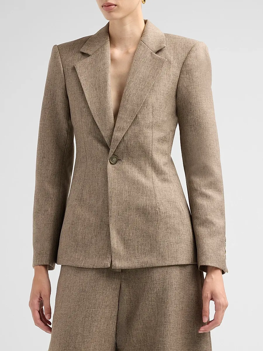 Ronny Kobo Women's Anette One-Button Blazer | Thumbnail 4 Ronny Kobo Women's Anette One-Button Blazer | Thumbnail 4