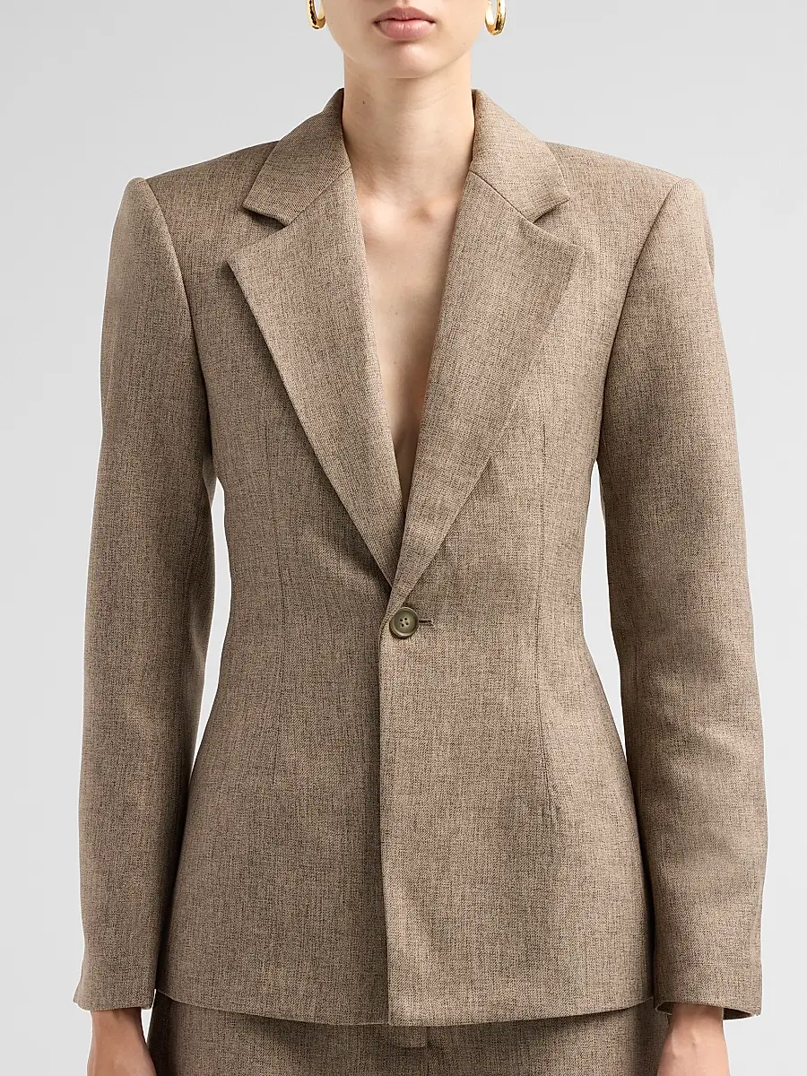 Ronny Kobo Women's Anette One-Button Blazer | Thumbnail 5 Ronny Kobo Women's Anette One-Button Blazer | Thumbnail 5
