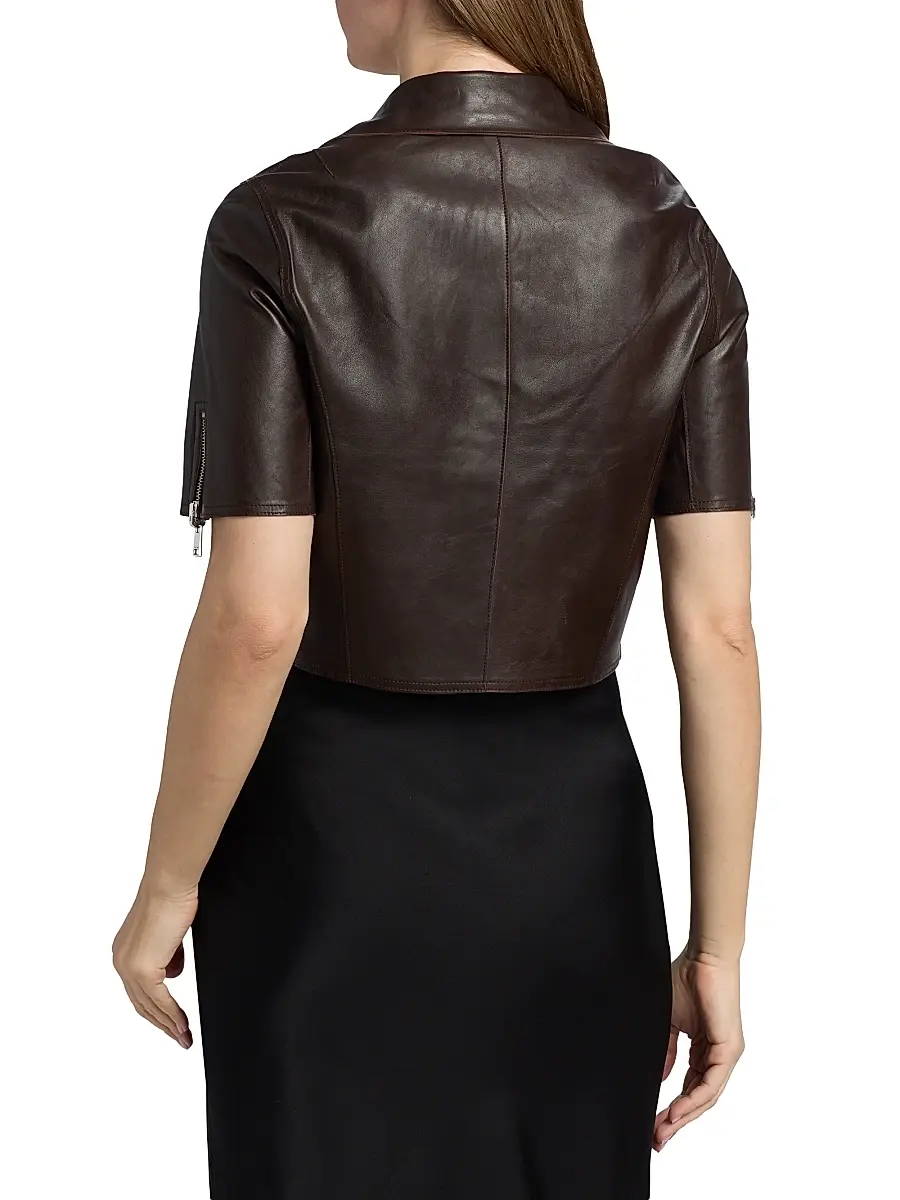 LAMARQUE Women's Sevana Leather Reversible Jacket | Thumbnail 5 LAMARQUE Women's Sevana Leather Reversible Jacket | Thumbnail 5