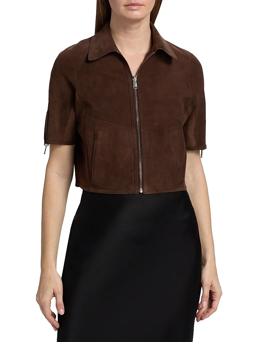 LAMARQUE Women's Sevana Leather Reversible Jacket | Thumbnail 6 LAMARQUE Women's Sevana Leather Reversible Jacket | Thumbnail 6