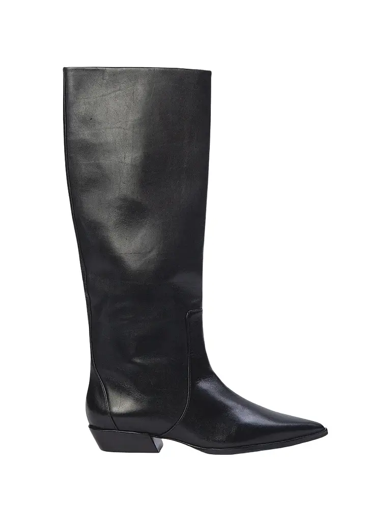 Black Suede Studio Women's Aero 30MM Boots - Black Leather - Size 12 | Image 1 Black Suede Studio Women's Aero 30MM Boots - Black Leather - Size 12 | Image 1