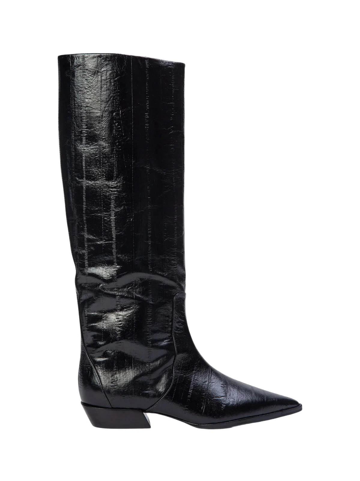 Black Suede Studio Women's Aero Printed Boots