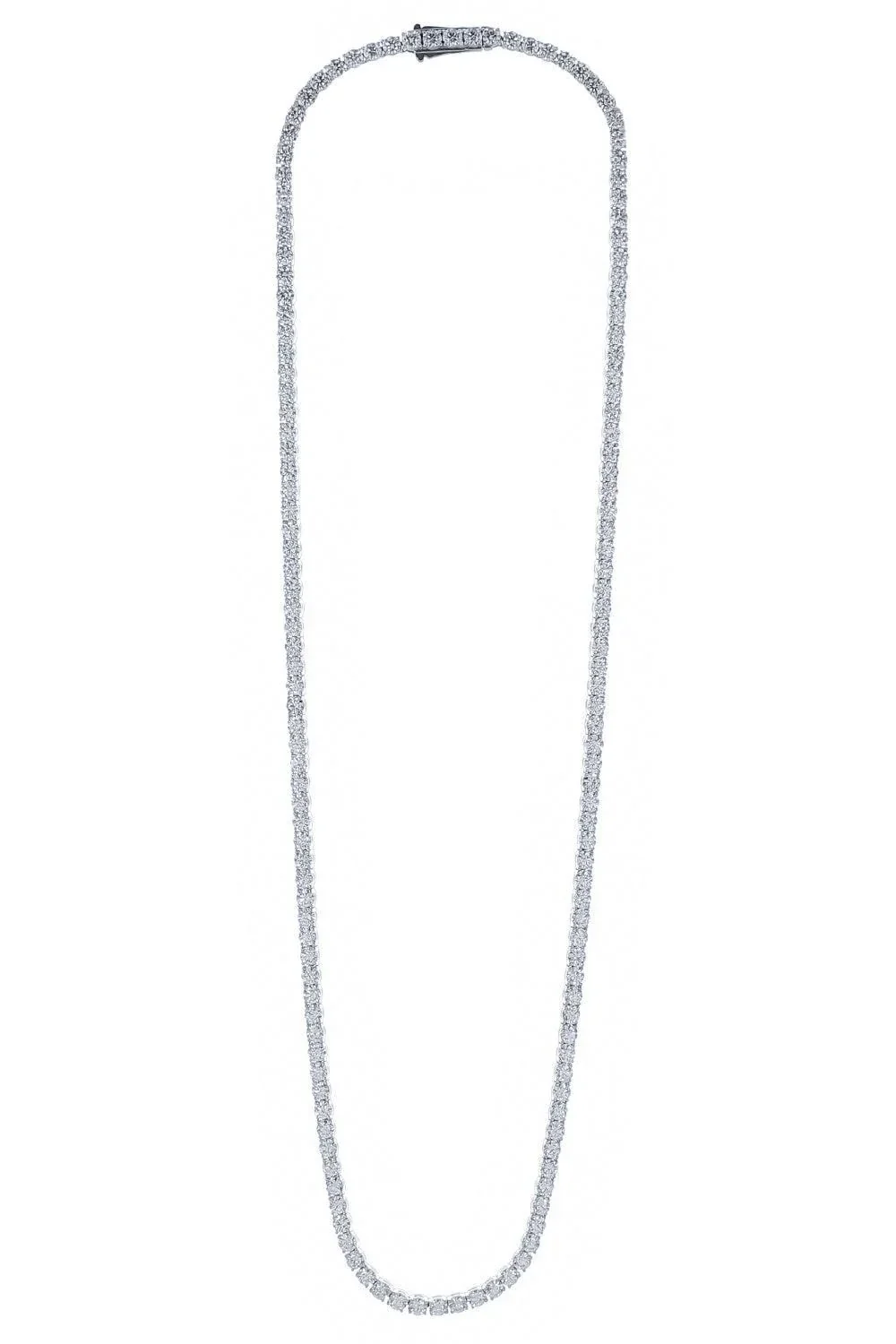 WITH LOVE TRAVEL Lab-Grown Diamond Tennis Necklace