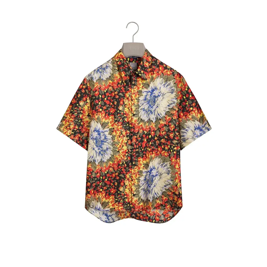 Dior Dior Byzance Short-Sleeved Shirt | Image 1 Dior Dior Byzance Short-Sleeved Shirt | Image 1
