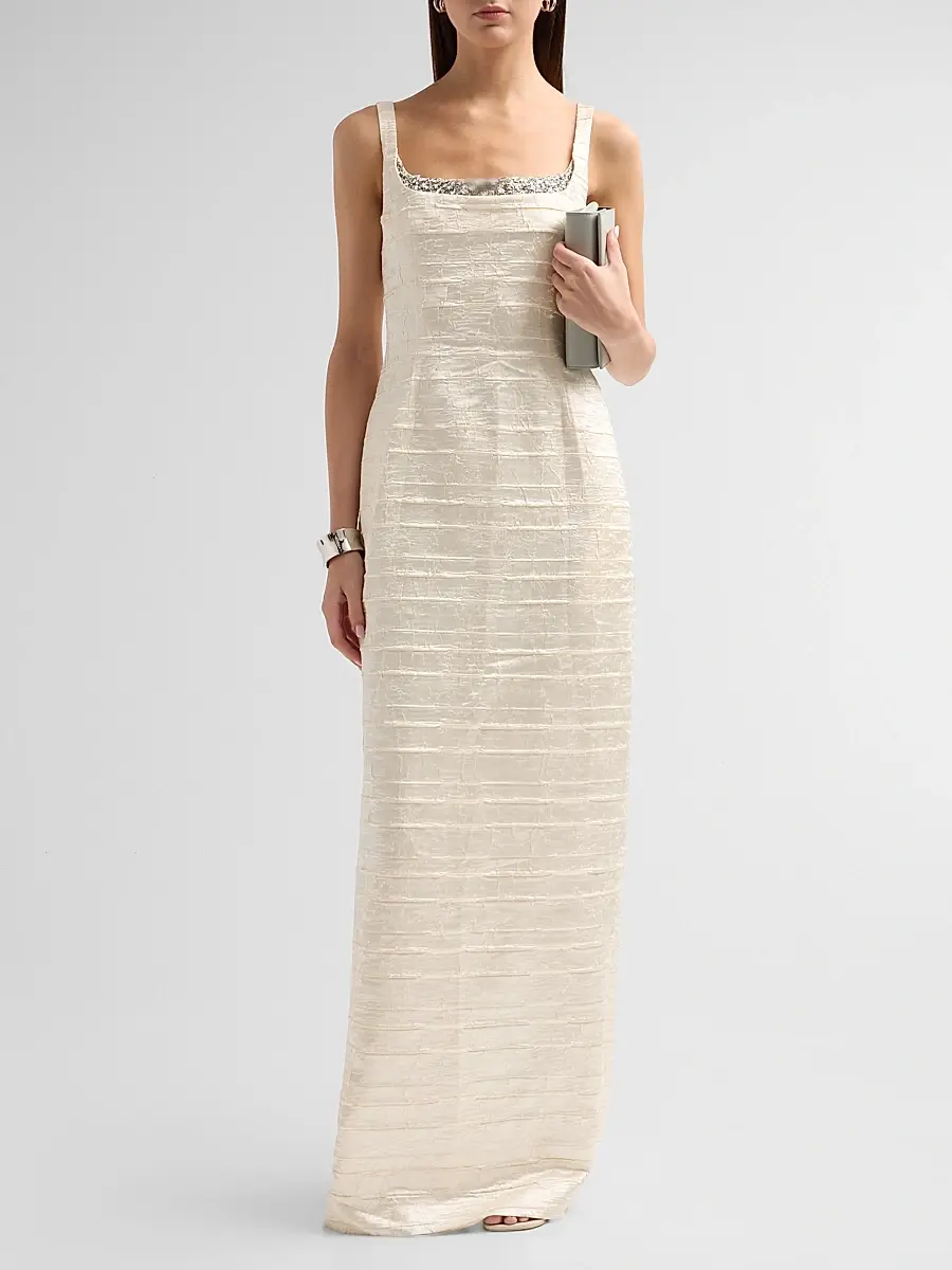 Simkhai Women's Martina Embellished Column Gown | Thumbnail 2 Simkhai Women's Martina Embellished Column Gown | Thumbnail 2