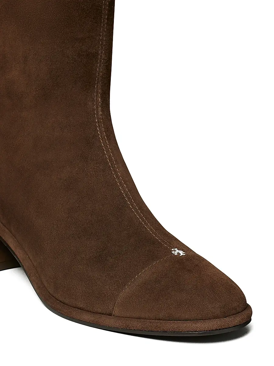 Tory Burch Women's 55MM Suede Knee-High Boots | Thumbnail 3
