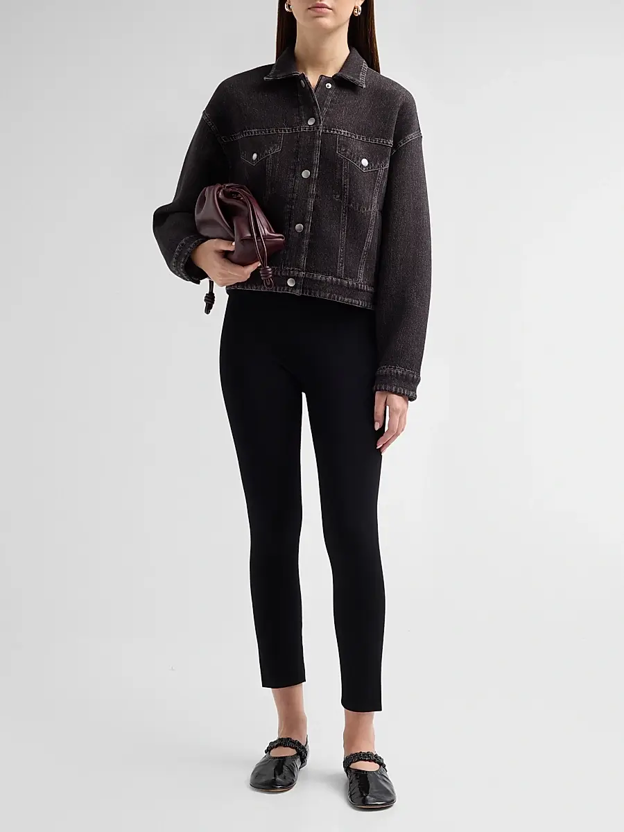 rag & bone Women's rb Miramar Mallow Trucker Jacket | Thumbnail 2