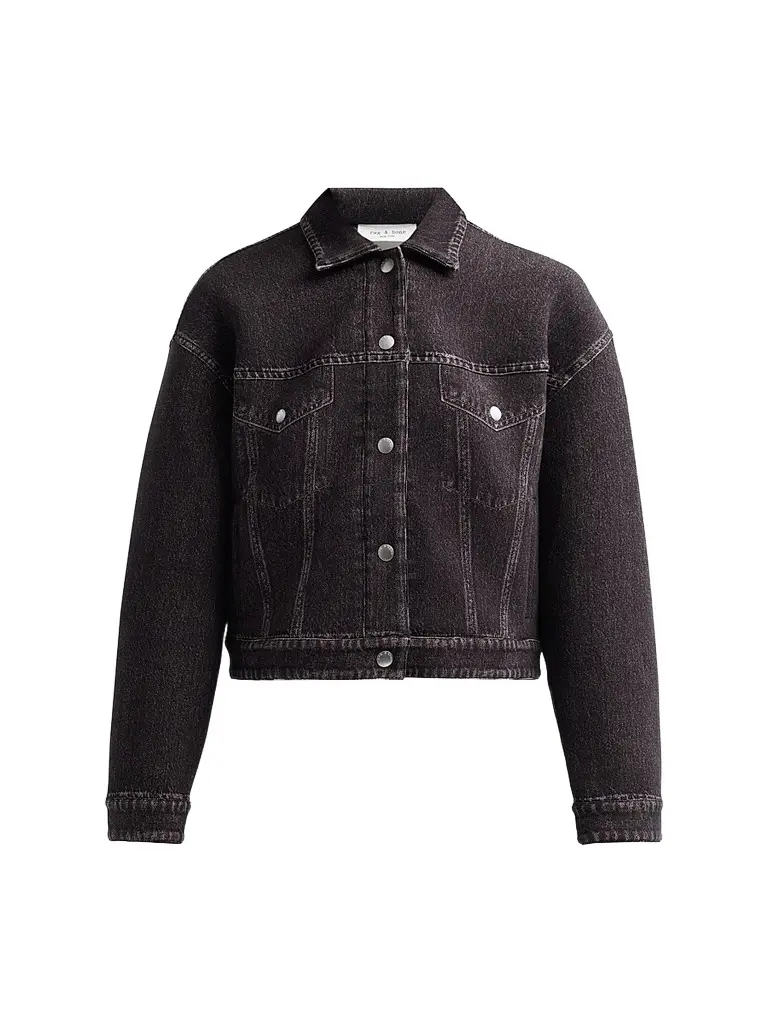 rag & bone Women's rb Miramar Mallow Trucker Jacket