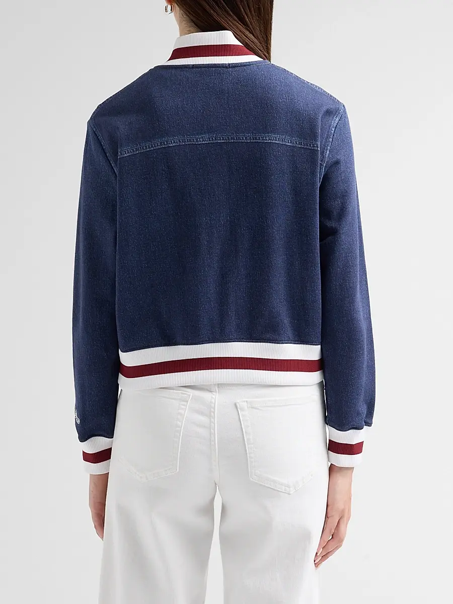 rag & bone Women's Miramar Collegiate Bomber Jacket | Thumbnail 3