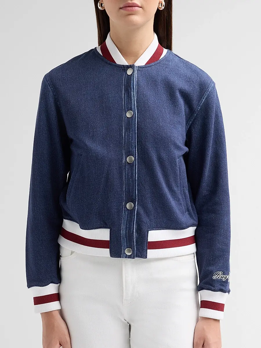 rag & bone Women's Miramar Collegiate Bomber Jacket | Thumbnail 5