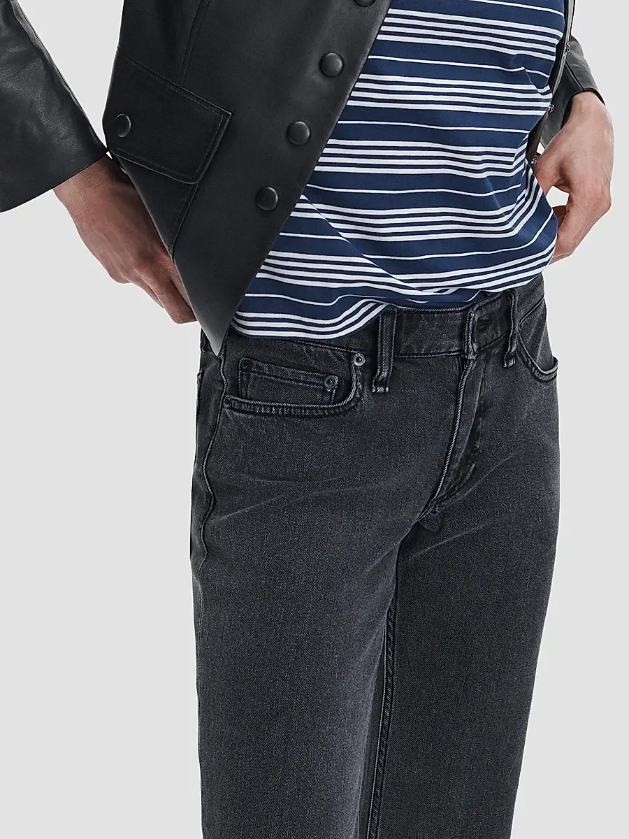rag & bone Women's Stretch Featherweight Harlow Low-Rise Ankle Straight Jeans | Thumbnail 6 rag & bone Women's Stretch Featherweight Harlow Low-Rise Ankle Straight Jeans | Thumbnail 6