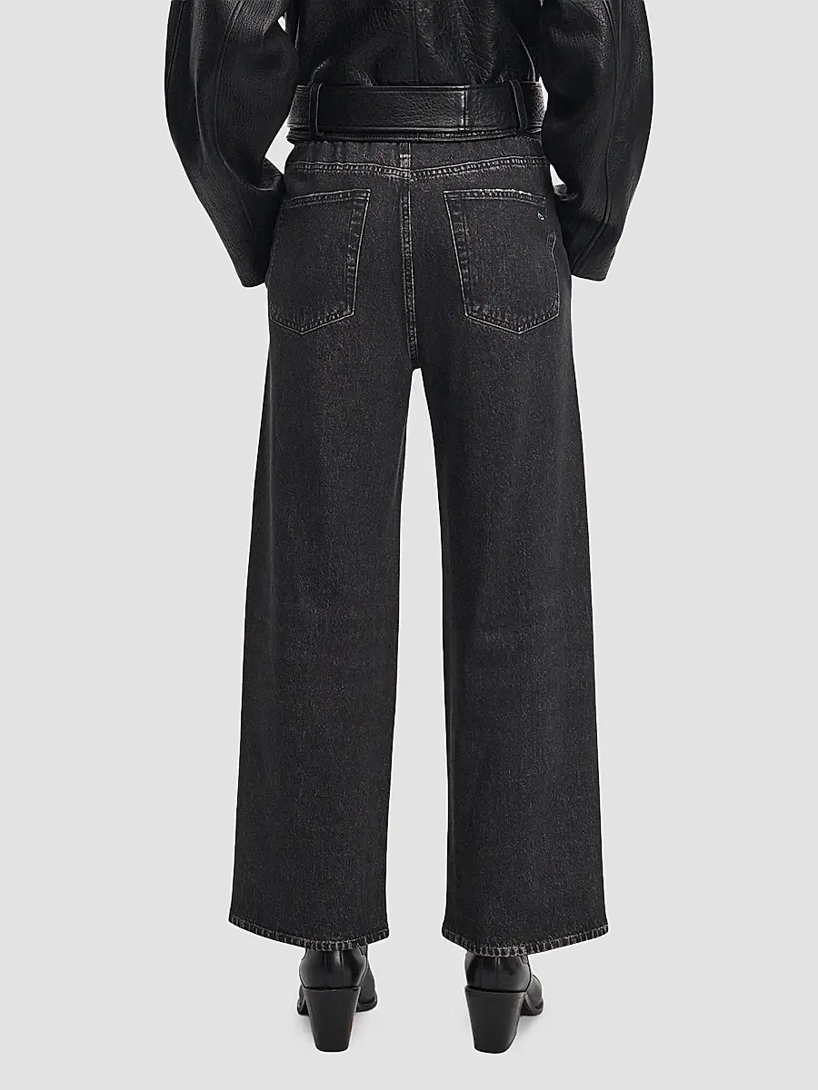 rag & bone Women's rb Miramar Wide-Leg Ankle Jeans | Thumbnail 3