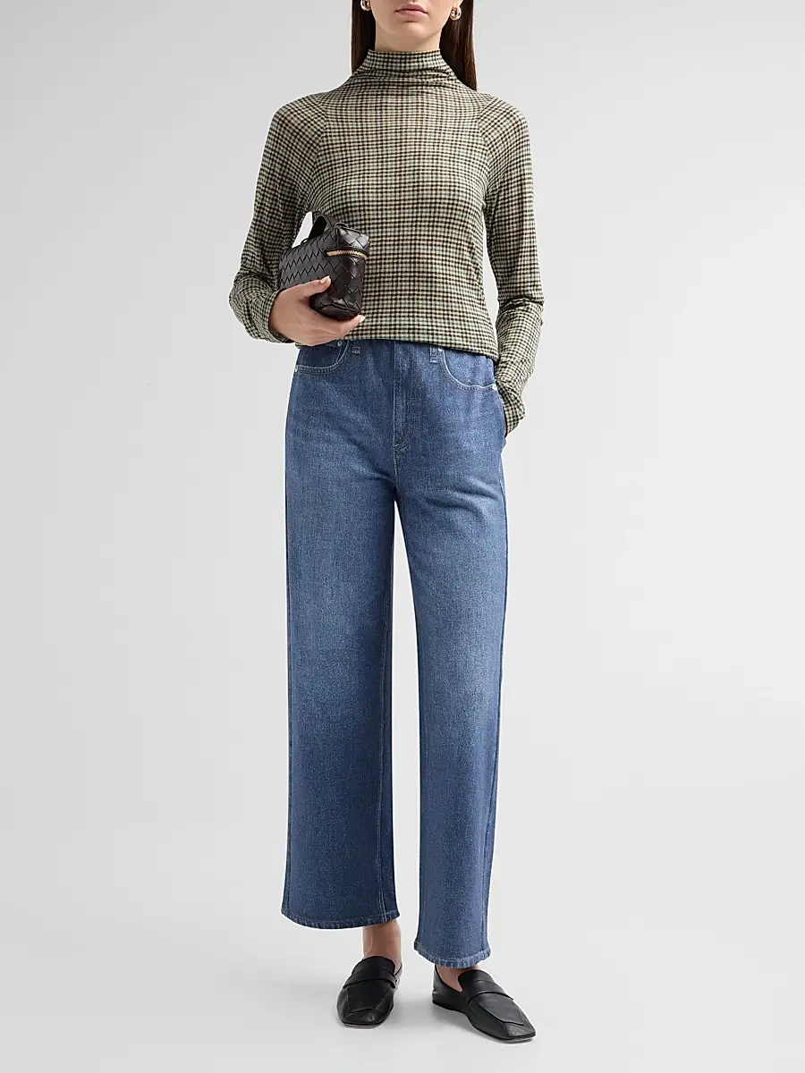 rag & bone Women's Shaw Plaid Cotton-Blend Shirt | Thumbnail 2