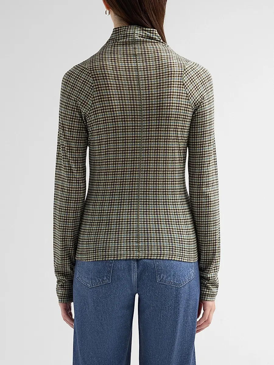 rag & bone Women's Shaw Plaid Cotton-Blend Shirt | Thumbnail 3