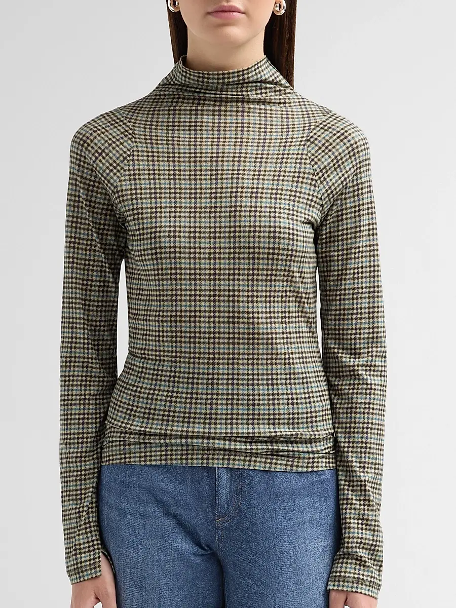 rag & bone Women's Shaw Plaid Cotton-Blend Shirt | Thumbnail 5