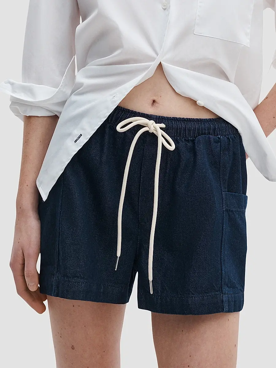 rag & bone Women's Emery Drawstring Shorts | Thumbnail 4