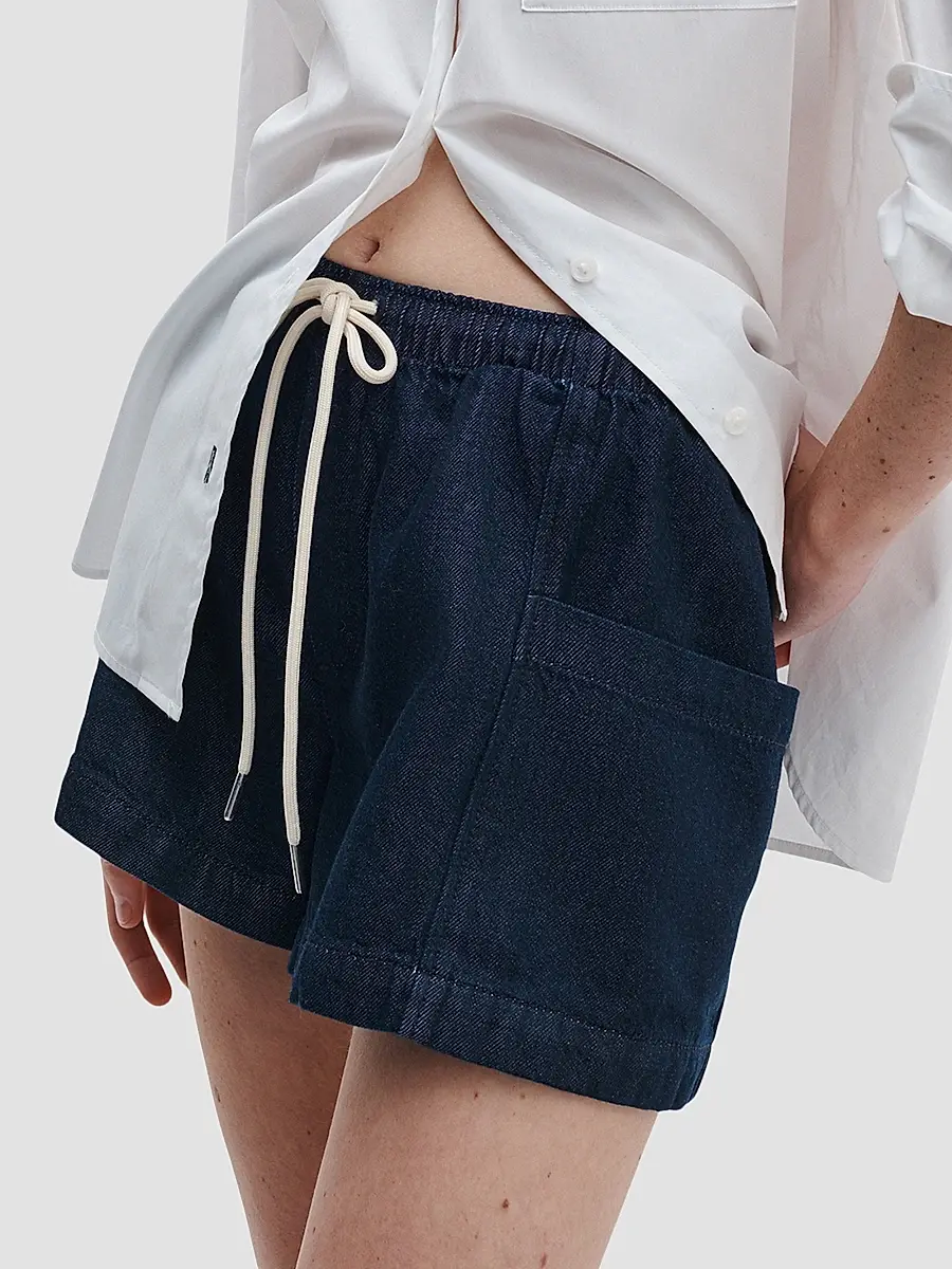 rag & bone Women's Emery Drawstring Shorts | Thumbnail 5