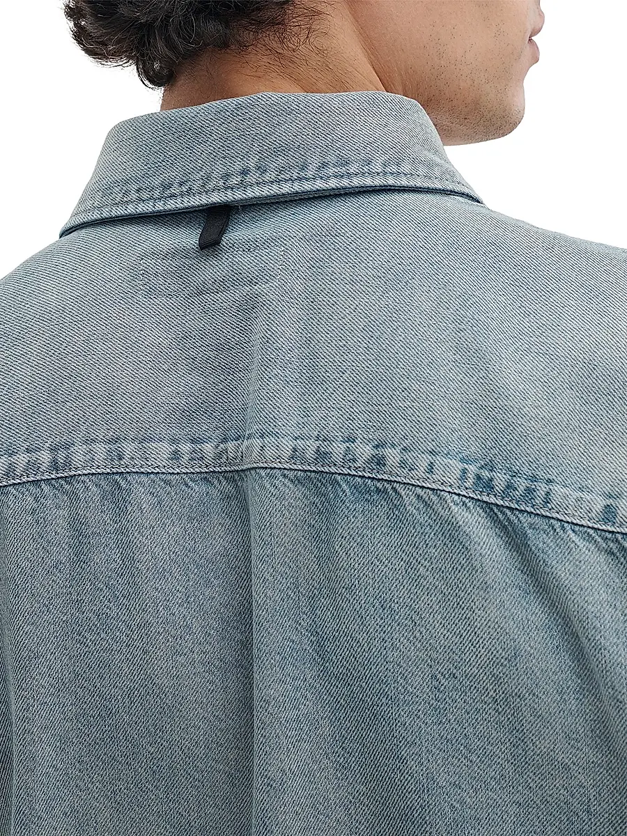 rag & bone Men's Saltaire Denim Shirt | Thumbnail 5 rag & bone Men's Saltaire Denim Shirt | Thumbnail 5
